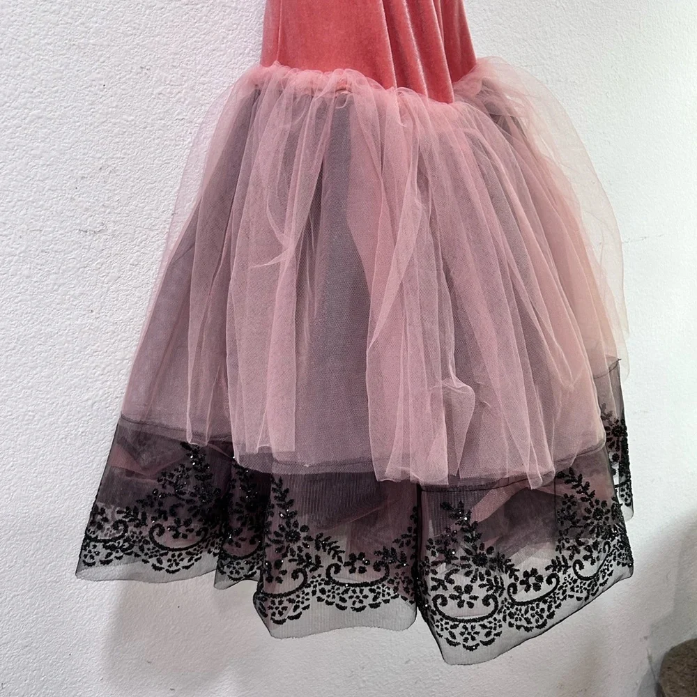 Weissman Pink and Black Dance Costume